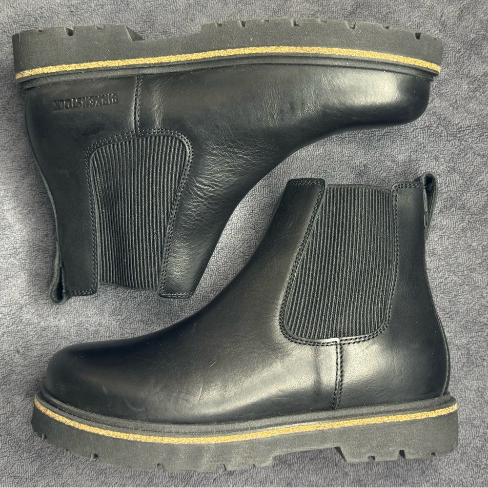 Birkenstock Black Highwood Boots - Picture 7 of 10